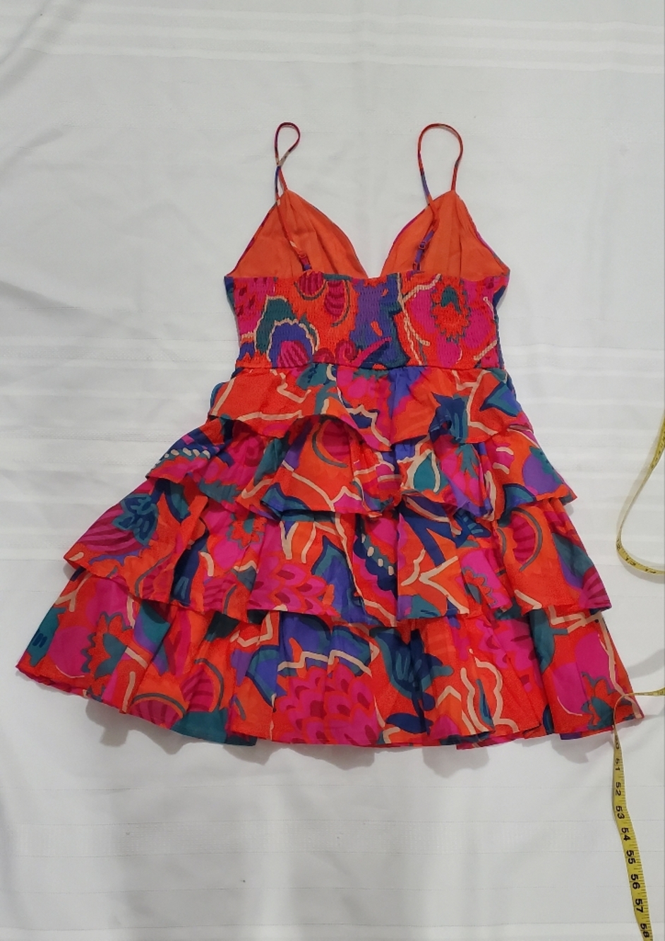 SUGARLIPS  Kahlia Tropics Mavey Ruffle Mini Dress - Picture 8 of 10